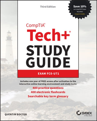 Cover image for 9781394288793 - CompTIA Tech+ Study Guide