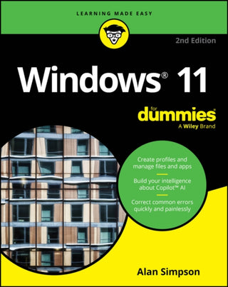 Cover image for 9781394289042 - Windows 11 For Dummies, 2nd Edition