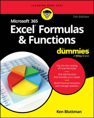 Cover image for 9781394295517 - Microsoft 365 Excel Formulas & Functions For Dummi es, 7th Edition