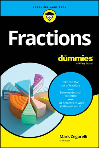 Cover image for 9781394296873 - Fractions For Dummies