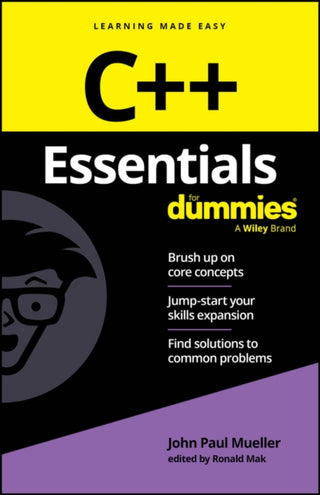 Supplemental image for 9781394307883 - C++ Essentials For Dummies