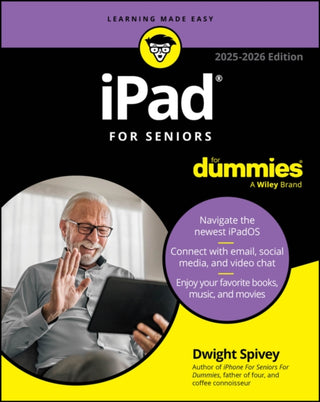 Cover image for 9781394313402 - iPad For Seniors For Dummies, 2025 - 2026 Edition