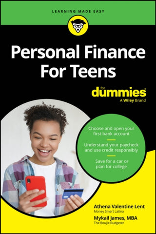 Cover image for 9781394315734 - Personal Finance For Teens For Dummies