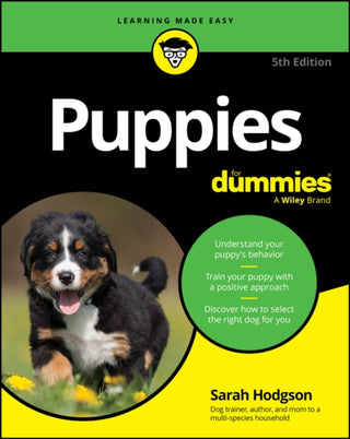 Cover image for 9781394321001 - Puppies For Dummies, 5th Edition