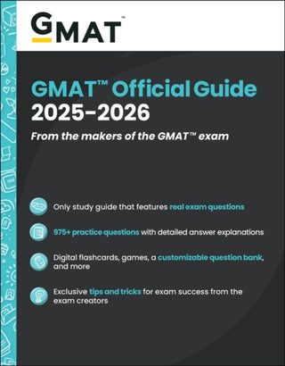 Cover image for 9781394333868 - GMAT Official Guide 2025 - 2026