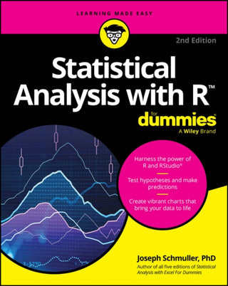 Cover image for 9781394343065 - Statistical Analysis with R For Dummies