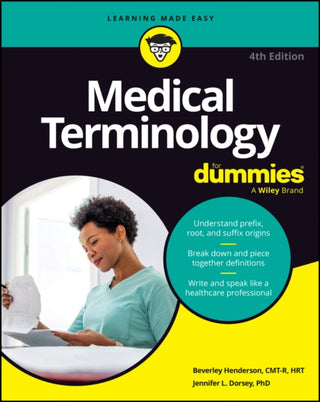 Cover image for 9781394348091 - Medical Terminology For Dummies, 4th Edition