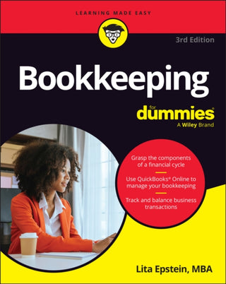 Cover image for 9781394349791 - Bookkeeping For Dummies, 3rd Edition