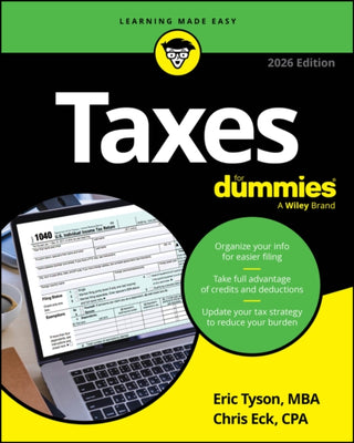 Cover image for 9781394350513 - Taxes For Dummies, 2026 Edition