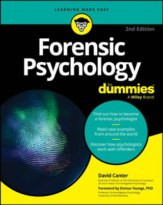 Cover image for 9781394354740 - Forensic Psychology For Dummies, 2nd Edition