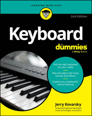 Cover image for 9781394356829 - Keyboard For Dummies