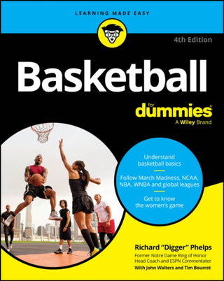 Cover image for 9781394364916 - Basketball For Dummies, 4th Edition