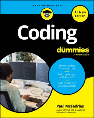 Cover image for 9781394365562 - Coding For Dummies, All New Edition