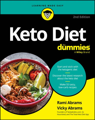 Cover image for 9781394366453 - Keto Diet For Dummies, 2nd Edition