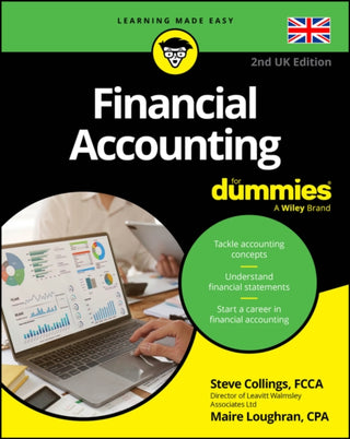 Cover image for 9781394366484 - Financial Accounting For Dummies, 2nd UK Edition