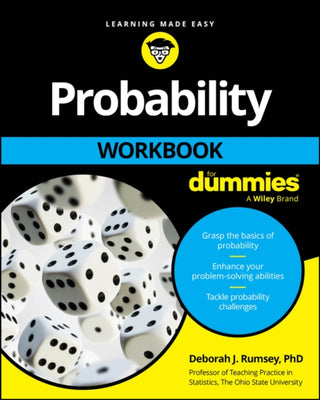 Cover image for 9781394368167 - Probability Workbook For Dummies