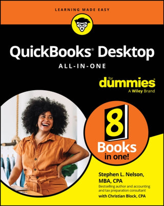 Cover image for 9781394368853 - QuickBooks Desktop All–In–One For Dummies