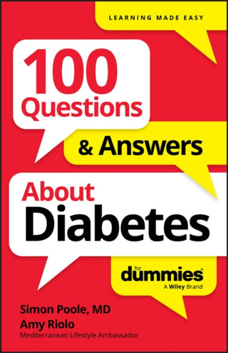 Cover image for 9781394368884 - 100 Questions & Answers About Diabetes For Dummies