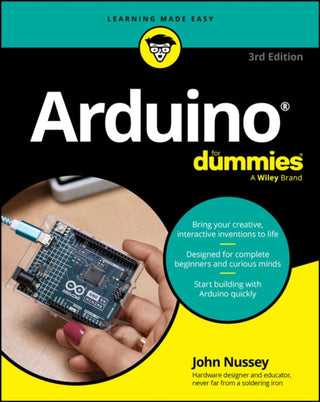 Cover image for 9781394369591 - Arduino For Dummies, Third Edition