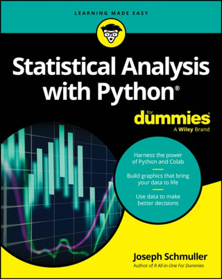 Cover image for 9781394370320 - Statistical Analysis with Python For Dummies