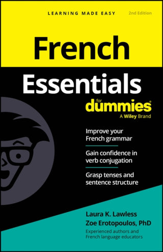 Cover image for 9781394373192 - French Essentials For Dummies, 2nd Edition