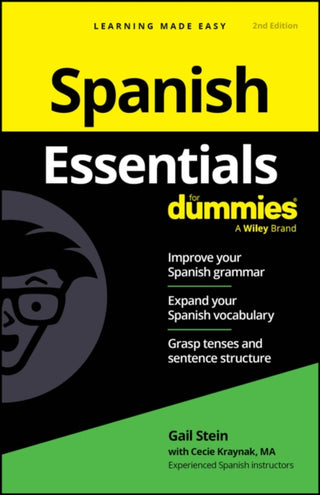 Cover image for 9781394373253 - Spanish Essentials For Dummies, 2nd Edition