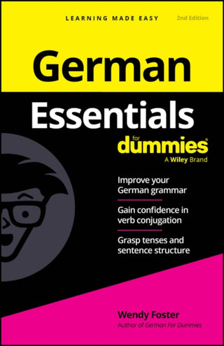 Cover image for 9781394373567 - German Essentials For Dummies, 2nd Edition
