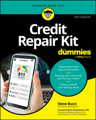 Cover image for 9781394375301 - Credit Repair Kit For Dummies