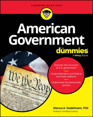 Cover image for 9781394375745 - American Government For Dummies