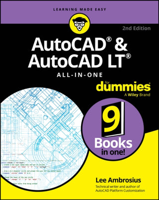 Cover image for 9781394376568 - AutoCAD & AutoCAD LT All–in–One For Dummies, 2nd E dition