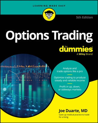 Cover image for 9781394377008 - Options Trading For Dummies