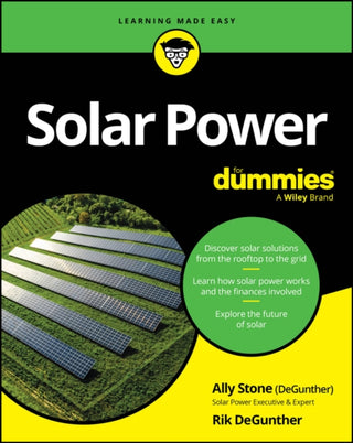 Cover image for 9781394382798 - Solar Power For Dummies