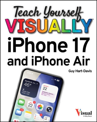 Cover image for 9781394387601 - Teach Yourself VISUALLY iPhone 17