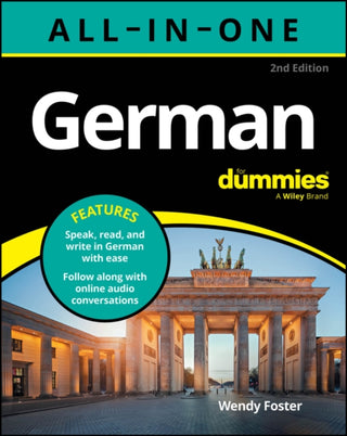 Cover image for 9781394393084 - German All–In–One For Dummies, 2nd Edition (with a udio online!)