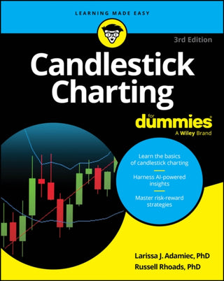 Cover image for 9781394398157 - Candlestick Charting For Dummies
