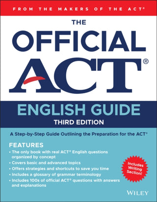 Cover image for 9781394407361 - The Official ACT English Guide, 3rd Edition