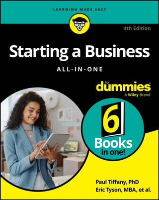 Cover image for 9781394407446 - Starting a Business All–in–One For Dummies, 4th Ed ition