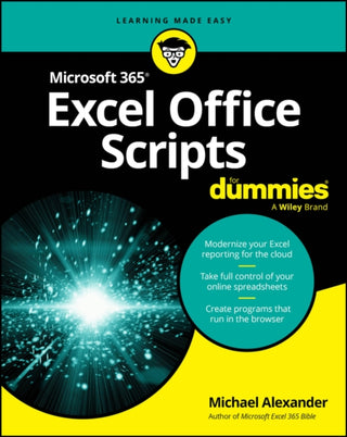 Cover image for 9781394412693 - Microsoft 365 Excel Office Scripts For Dummies