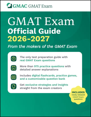 Cover image for 9781394412808 - GMAT Official Guide 2026 - 2027
