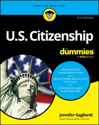Cover image for 9781394420995 - U.S. Citizenship For Dummies