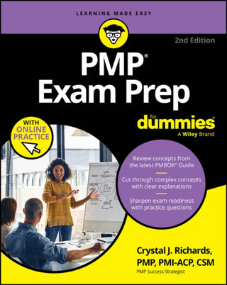 Cover image for 9781394436699 - PMP Exam Prep For Dummies
