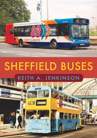 Cover image for 9781398109544 - Sheffield Buses
