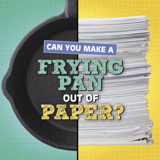Cover image for 9781398247901 - Can You Make a Frying Pan Out of Paper?