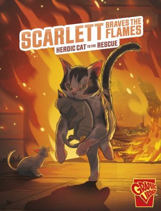 Cover image for 9781398257122 - Scarlett Braves the Flames