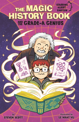 Cover image for 9781398259768 - The Magic History Book and the Grade-A Genius
