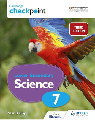 Cover image for 9781398300187 - Cambridge Checkpoint Lower Secondary Science Student's Book 7