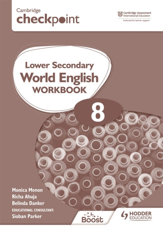 Cover image for 9781398311367 - Cambridge Checkpoint Lower Secondary World English Workbook 8