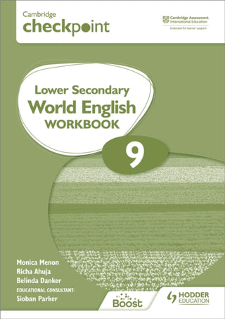 Cover image for 9781398311404 - Cambridge Checkpoint Lower Secondary World English Workbook 9