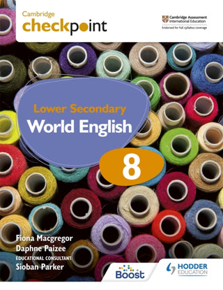 Cover image for 9781398311428 - Cambridge Checkpoint Lower Secondary World English Student's Book 8
