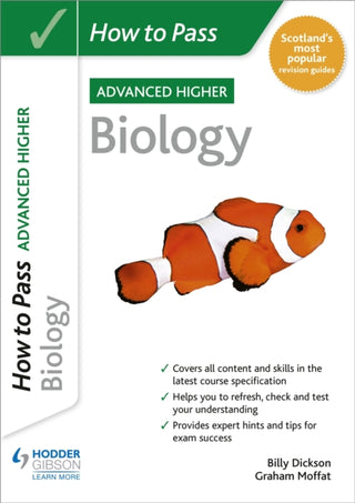 Cover image for 9781398312173 - How to Pass Advanced Higher Biology